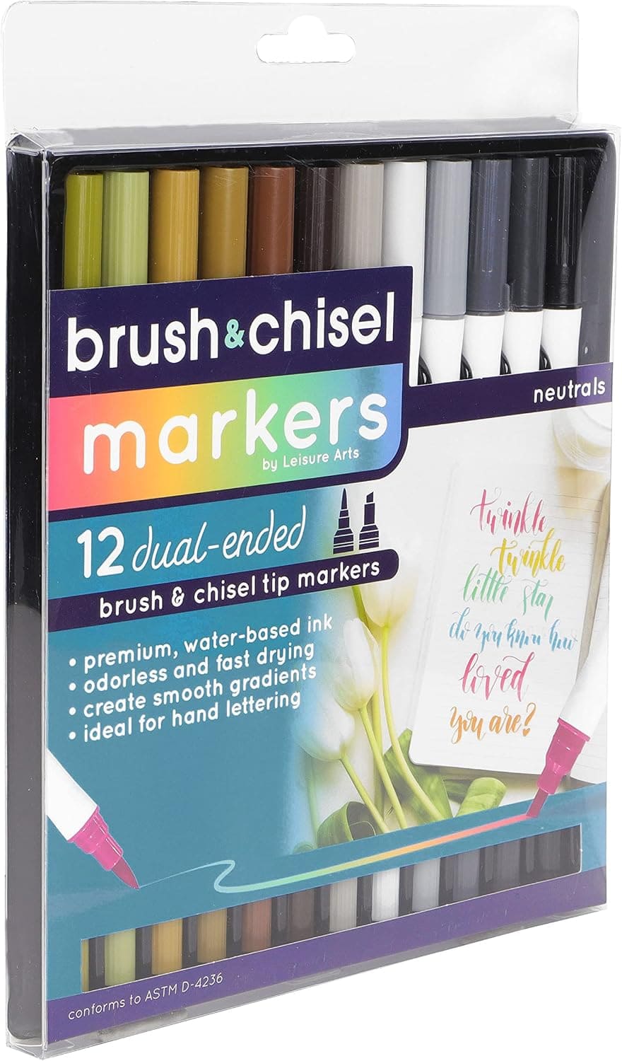 Dual-tip Markers - Neutrals (12 Pack)