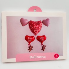 Heart Balloons (5 Count)