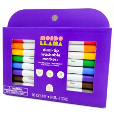 Dual-Tip Washable Markers (10 Pack)