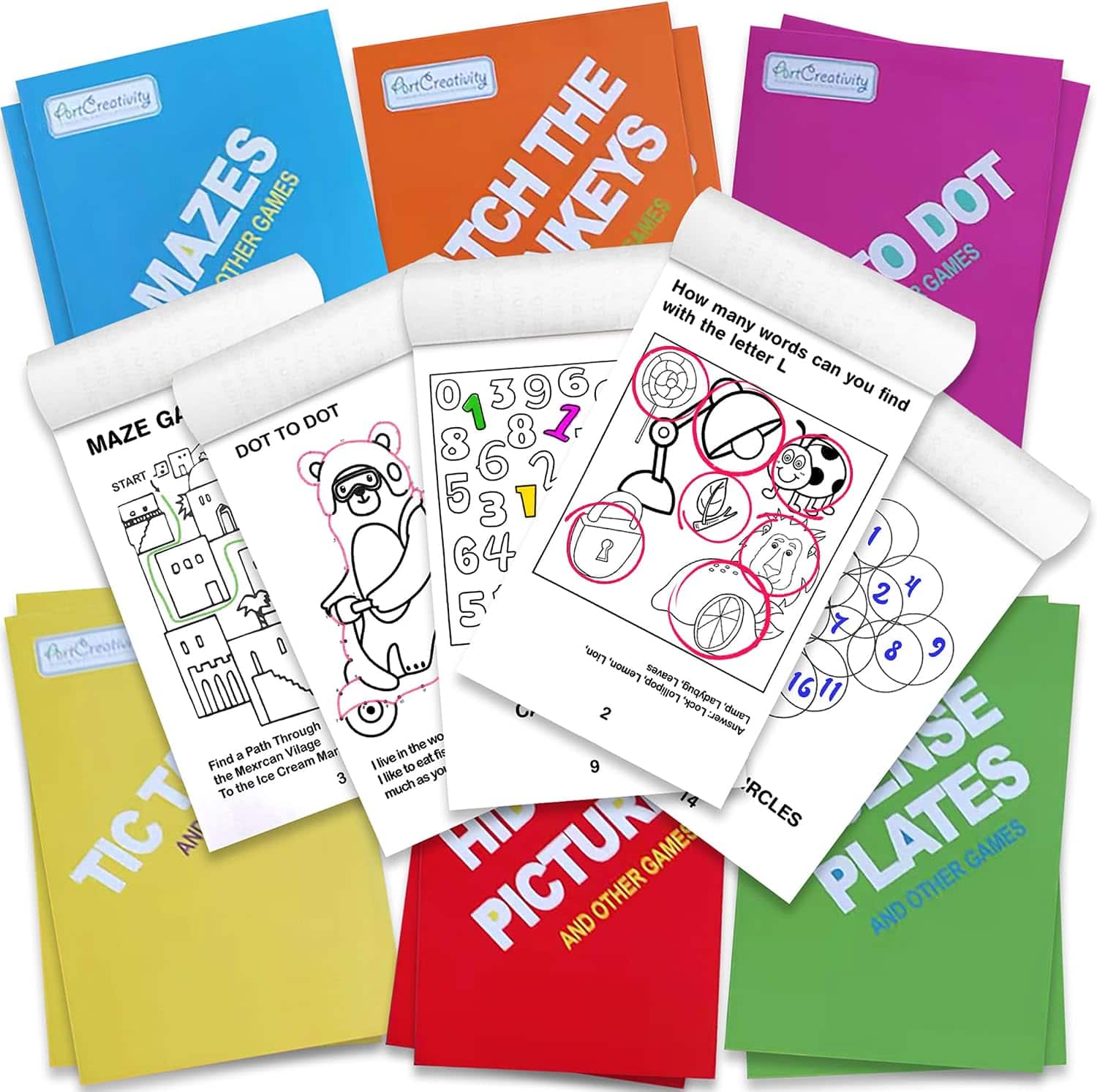 Mini Puzzle Books (Pack of 12)