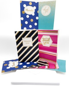 4.7" x 6.8" Blank Thank You Cards (12 Pack)